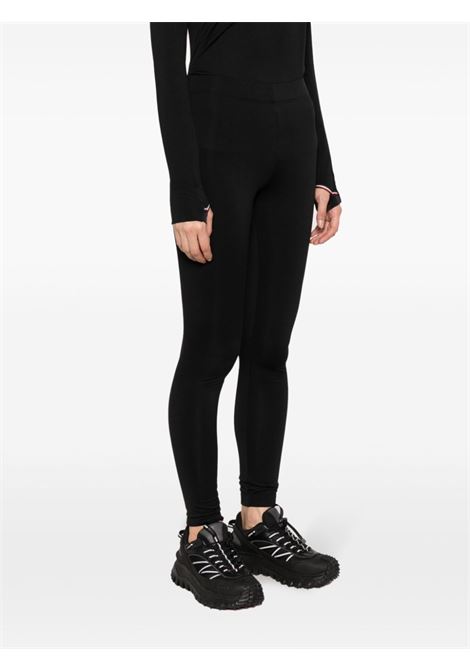 Leggings a vita alta in nero - donna MONCLER GRENOBLE | 8H00004899JO999